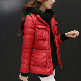 2015冬季韩版纯色保暖时尚棉马甲两件套装