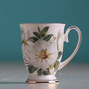 皇室骨瓷杯子陶瓷创意马克杯水杯韩国杯子茶杯牛奶杯子咖啡杯