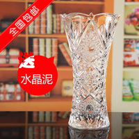 水培玻璃花瓶透明包邮摆件花瓶插花花瓶大号富贵竹花瓶花瓶花器