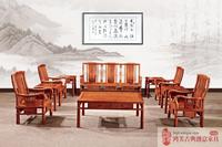 刺猬紫檀客厅明式沙发10件8件6件套　中式红木简约鸿美古典家具