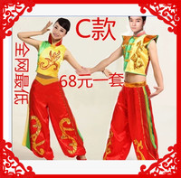 少数民族蒙古族龙灯舞狮秧歌舞舞蹈表演舞台演出男服装饰厂家直销