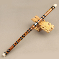 两节紫竹笛笛子 C/d/e/g/f调笛子 初学入门笛子 单插牛角笛子乐器