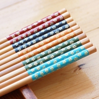 温柔的骄纵 纯天然环保筷子日式和风米饭碗筷子樱花筷子特价批发