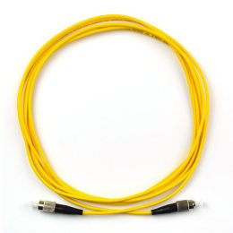 黄色圆圆头光纤跳线移动联通电信宽带跳纤光纤线2米