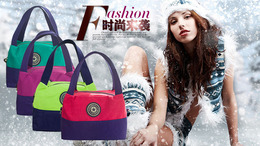 2014新款韩版女包斜挎包休闲尼龙女式包手提单肩斜跨包帆布小包包