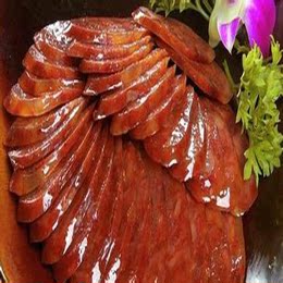 【爱之素】台湾进口 素食 天香素肉冷藏防荤素肠火腿冷冻肠 健康