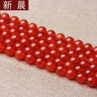 新晨DIY手工饰品配件材料 红玛瑙半成品串珠散珠子