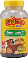 美国L'il Critters VC加锌加紫锥菊小熊软糖 增强免疫力 190粒