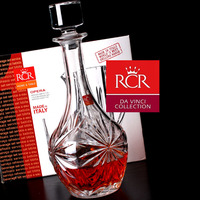 意大利RCR进口水晶酒樽 欧式红酒瓶 醒酒器分酒器 烈酒瓶水晶酒壶