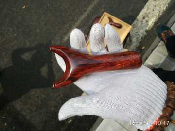 老挝大红酸技木杈弹弓全手工飞虎杈