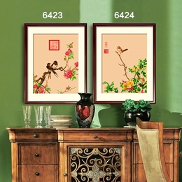 新款十字绣鸟语花香客厅书房办公室古典中国风简约现代花鸟系列