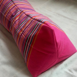 纯棉粗布荞麦皮颈椎枕保健护颈骨头枕 创意枕头 双层调整型枕头
