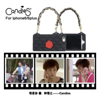 Candies Iphone6plus手机壳硅胶苹果6p手提保护套潮女IPhone6外壳
