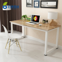 简约电脑桌家用台式写字办公桌书桌现代简易笔记本台式钢木电脑桌