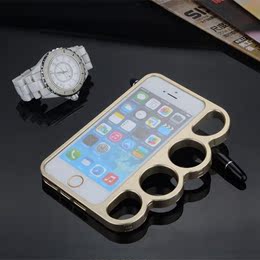苹果6s金属拳套手机壳iphone6plus防身指环iphone5/5S/se金属边框