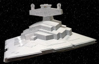需自己做 7817 星球大战 帝国歼星舰 3D纸模型 纸艺 纸雕 DIY