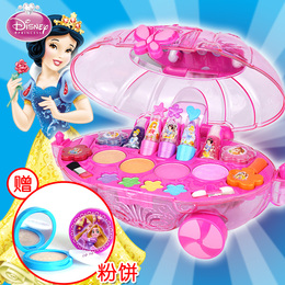 正品迪士尼Disney冰雪奇缘心型化妆盒 儿童化妆品彩妆盒化妆车