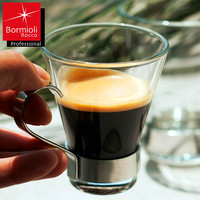 意大利Bormioli进口创意带把咖啡杯杯水杯耐热欧式马克杯 牛奶杯