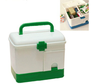 新品大药盒整理盒收纳盒便携式药盒收纳包随身药盒家庭保健箱