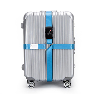 出国留学行李箱旅行箱拉杆箱包十字打包带海关密码锁捆绑带箱子带