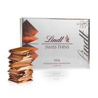 Lindt瑞士莲 经典薄片牛奶巧克力 125g 瑞士进口