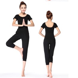 2014新款瑜伽服套装春夏 舞蹈服裤瑜珈服女健身服 愈加服套装包邮