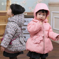 2015韩版新款儿童羽绒服女童宝宝婴儿小孩羽绒服短款加厚冬装1511
