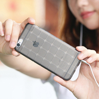 创意魔方 iphone6S硅胶保护套 苹果6plus手机壳 防摔透明磨砂全包