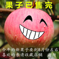 洛川苹果水果陕西纯天然水果新鲜红富士农家苹果10斤批发包邮