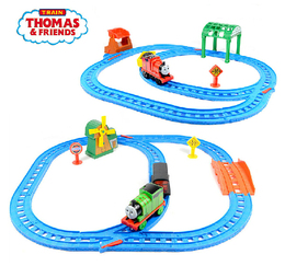托马斯和朋友儿童电动小火车双环轨道BGL97轨道玩具电动遥控玩具