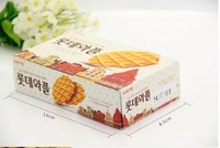 韩国进口零食品批发 乐天瓦夫奶油薄脆饼干好吃不胖小吃特价 40g