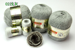 宝藏羊绒产品/伊尔斯貂绒6+6/手编貂绒/亲情伴侣套装貂绒毛线