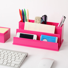 糖果色创意家居用品多功能组合笔筒桌面收纳架彩色收纳盒文具