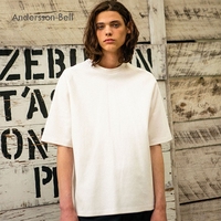 Andersson Bell 韩国正品潮牌修身纯色男女款短袖 休闲简约T恤