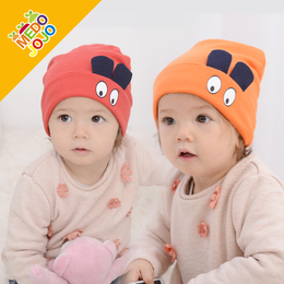 婴儿套头帽秋冬帽子宝宝帽子可爱保暖儿童帽子套头帽时尚帽