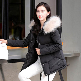 2015冬季新款韩版甜美学院风纯色加厚羽绒棉服时尚修身斗篷型棉衣