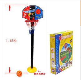 1.15米儿童体育运动投篮玩具可升降调节篮球架配篮球打气筒B 0.7