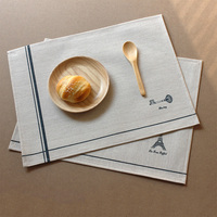 欧式zakka餐桌垫防水麻布隔热餐布 棉麻日式布艺餐垫杯垫