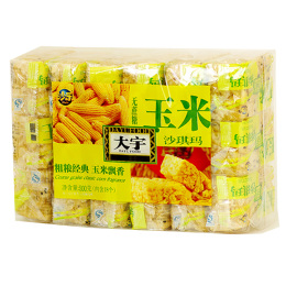 大宇 沙琪玛 500g/袋 玉米味 办公休闲零食 家居零食
