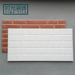 全瓷仿砖墙砖复古文化砖 白色文化石 风化效果阳台背景墙瓷砖