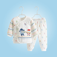 多比兔冬装新生儿系带棉衣套装加厚0-3月宝宝衣服保暖婴儿棉袄套