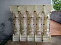 厂家直销欧式构件罗马柱模具97现浇花瓣瓶栏杆模具