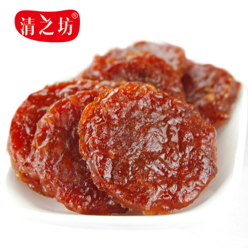 清之坊零食蜜汁熏烤金钱猪肉脯台湾XO酱风味200g
