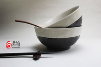 瑕疵特价 古朴陶瓷碗 日式碗和风陶瓷大碗拉面碗 汤碗沙拉碗650g