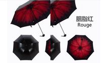 【防紫外线雨伞】防晒小黑伞防紫外线雨伞公主单层遮阳黑胶超55cm