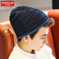 韩版秋冬季男士帽子羊毛青年学生加厚保暖包头时尚潮流休闲户外帽