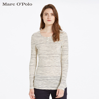 Marc O'Polo长袖上衣 2016秋装新款 女士圆领条纹提花长袖针织衫