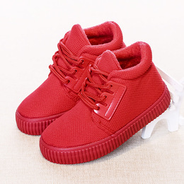 新品蜡笔小新橡胶棉鞋红色耐磨冬季黑色中帮韩版男女防滑透气品牌