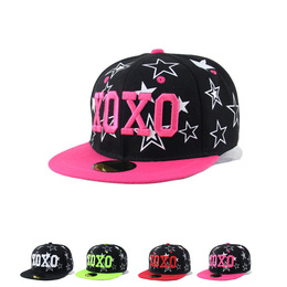 韩国EXO XOXO帽子wolf 嘻哈帽平沿韩版潮遮阳帽男女棒球帽子包邮