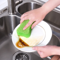 日本原装进口免洗剂海绵擦厨房不沾油洗碗刷锅清洁海绵百洁布